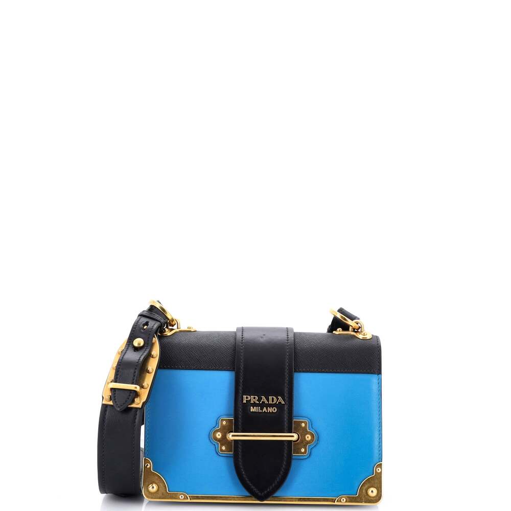 Prada Cahier Crossbody Bag Leather And #257896P10B